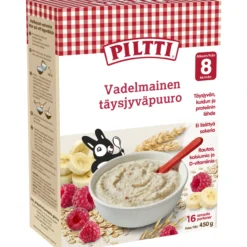 Puurojauhe Piltti 450 g Vadelmainen 8 kk