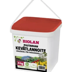 Puutarhan kevätlannoite Biolan 4 kg