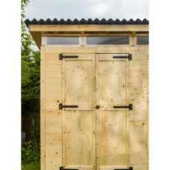 Puutarhavaja Upyard Strongbox XL, 203 x 203 x 230 cm, luonnollinen väri