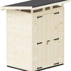 Puutarhavaja Upyard Strongbox M, 163 x 127 x 222 cm, luonnollinen väri
