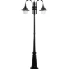 Pylväsvalaisin Kartano PKT-2-U E27 max 2 x 100 W musta