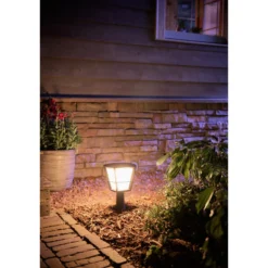 Pylväsvalaisin Philips Hue Econic White and Color Ambiance 15W, musta