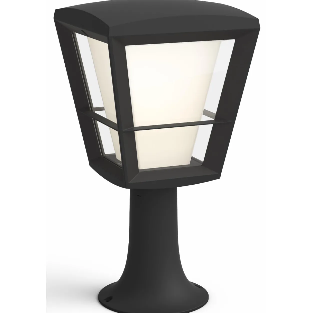 Pylväsvalaisin Philips Hue Econic White and Color Ambiance 15W, musta