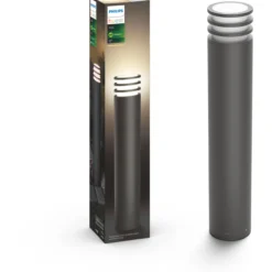 Pylväsvalaisin Philips Hue Lucca 9W 230V, antrasiitti