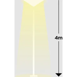 Pyöreä pihavalaisin Led Energie Zipo IP44 7800lm 3000K