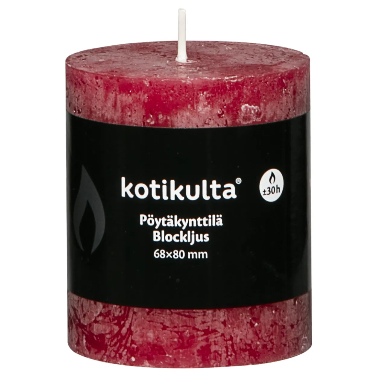 Pöytäkynttilä Kotikulta Rustic 7 x 8 cm