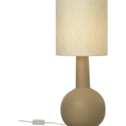 Pöytävalaisin Aneta Lighting Eleana, ruskea
