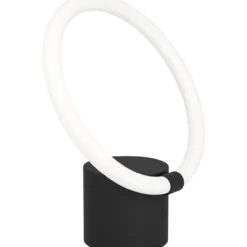 Pöytävalaisin EGLO Caranacoa led 11,5W 26x26x5cm musta/valkoinen