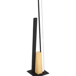 Pöytävalaisin EGLO Panagria led 6,8W 7,5x4,5x45,5cm musta/puu