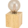Pöytävalaisin EGLO Prestwick 2 40W 9,5x9,5x9,5cm puu