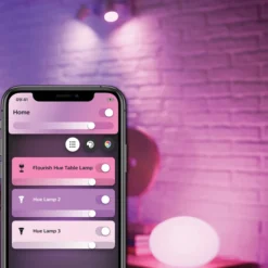 Pöytävalaisin Philips Hue Flourish 9.5W 230V, valkoinen