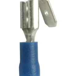 Reppuselkäliitin 6,35 x 0,8 mm sininen, 10 kpl