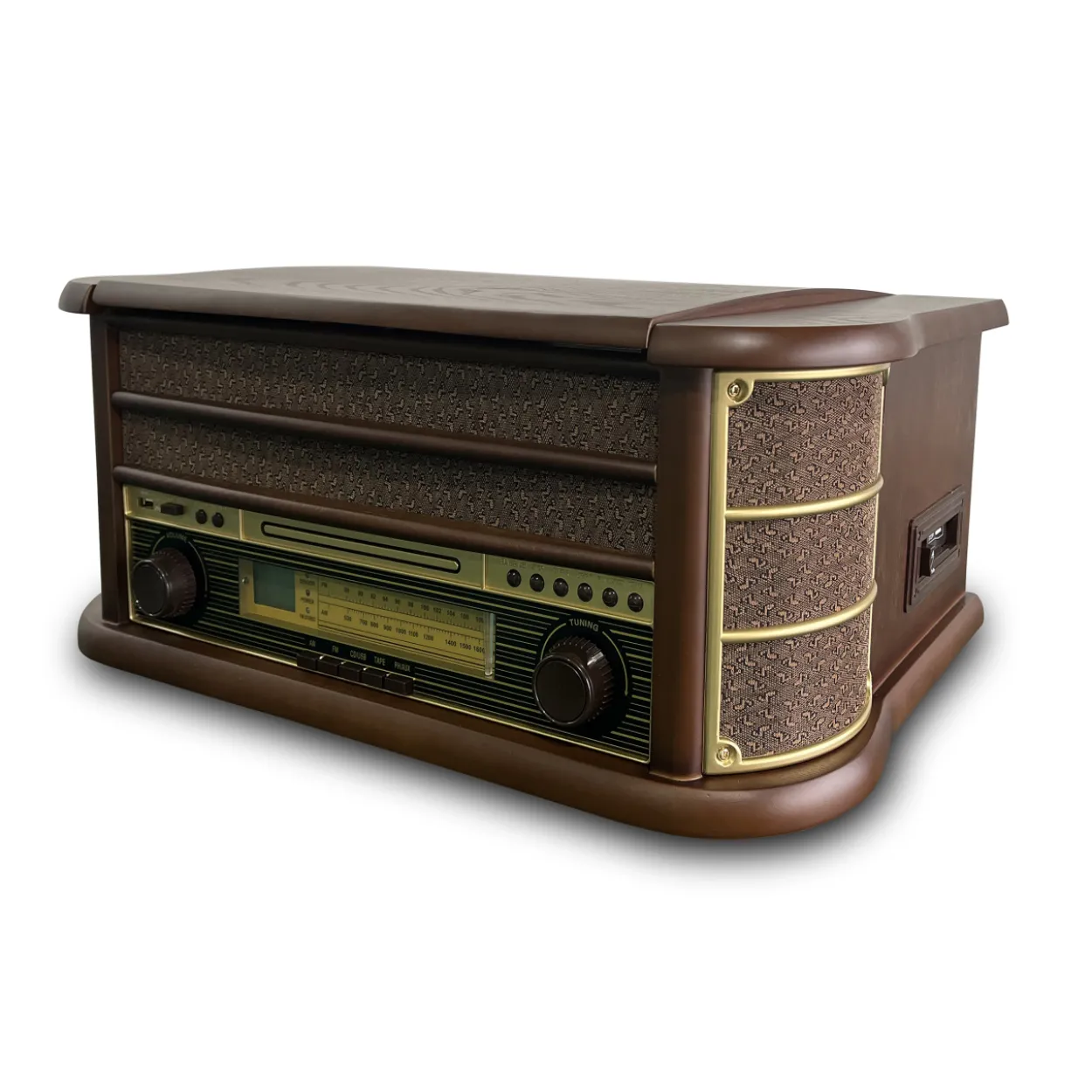 Retrolevysoitin Ideale+ AM/FM-radiolla