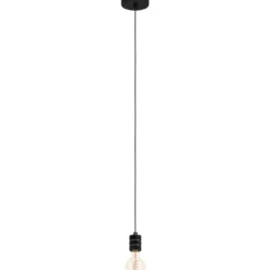 Riippuvalaisin EGLO Yorth 40W Ø5cm mattamusta/musta