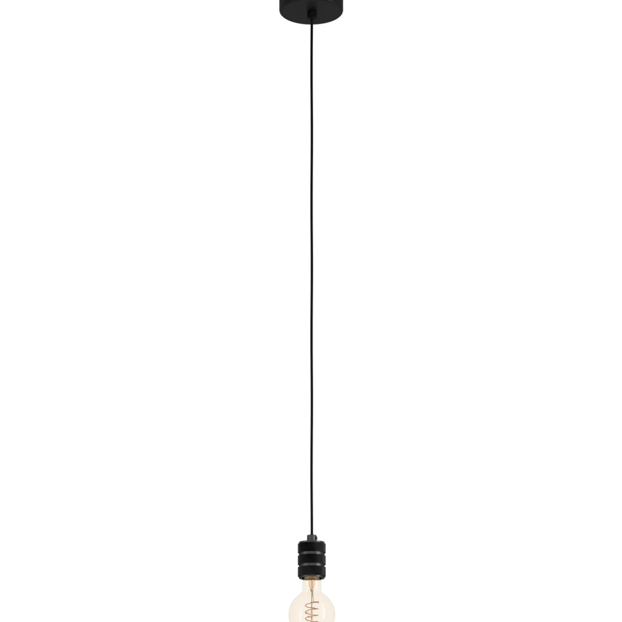 Riippuvalaisin EGLO Yorth 40W Ø5cm mattamusta/musta