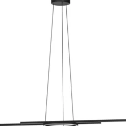 Riippuvalaisin EGLO Zillerio-z led 2x8W ja 3x2,7W 116cm musta/valkoinen