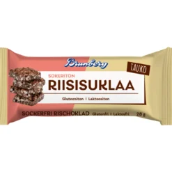 Riisisuklaapatukka Brunberg 28 g Tauko sokeriton