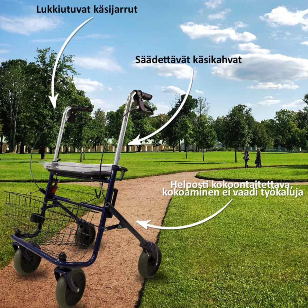 Rollaattori Arvo, sininen