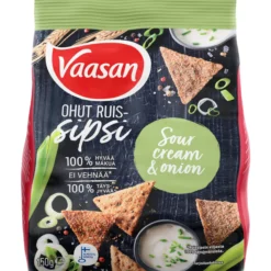 Ruissipsi Vaasan 150 g Sourcream & Onion