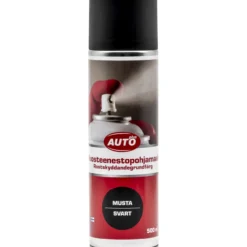 Ruosteenestomaali Autoplus musta 500 ml