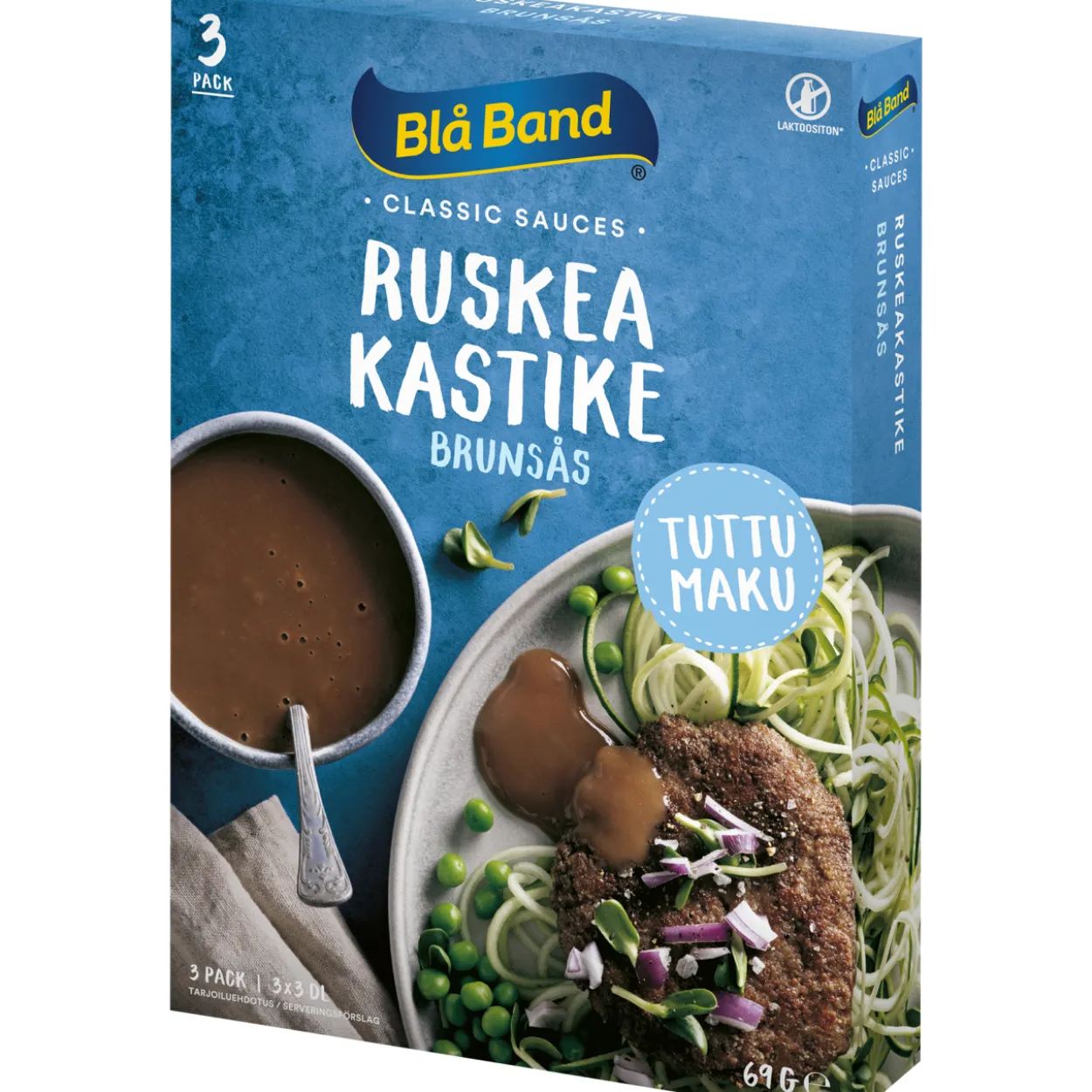 Ruskeakastike Blå Band 3 x 23 g