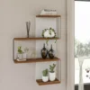Seinähylly Chic Home 64 x 19 x 96 cm Karri
