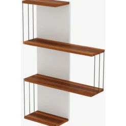 Seinähylly Chic Home 64 x 19 x 96 cm Karri