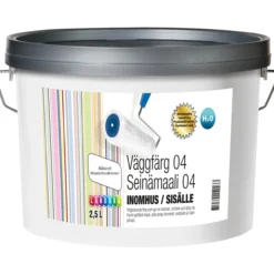Seinämaali 04 2,5 l maalarinvalkoinen himmeä
