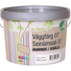 Seinämaali 07 2,5 l Mokka