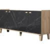 Senkki Chic Home 180 x 41 x 78 cm Susanna beige/musta