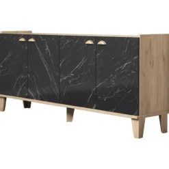 Senkki Chic Home 180 x 41 x 78 cm Susanna beige/musta