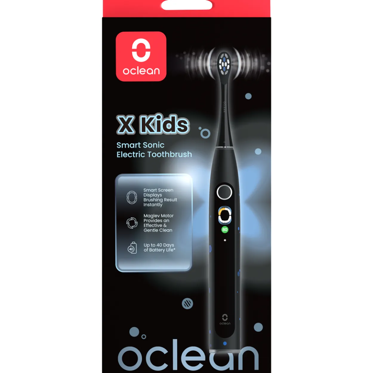 Sähköhammasharja Oclean X Kids Set musta