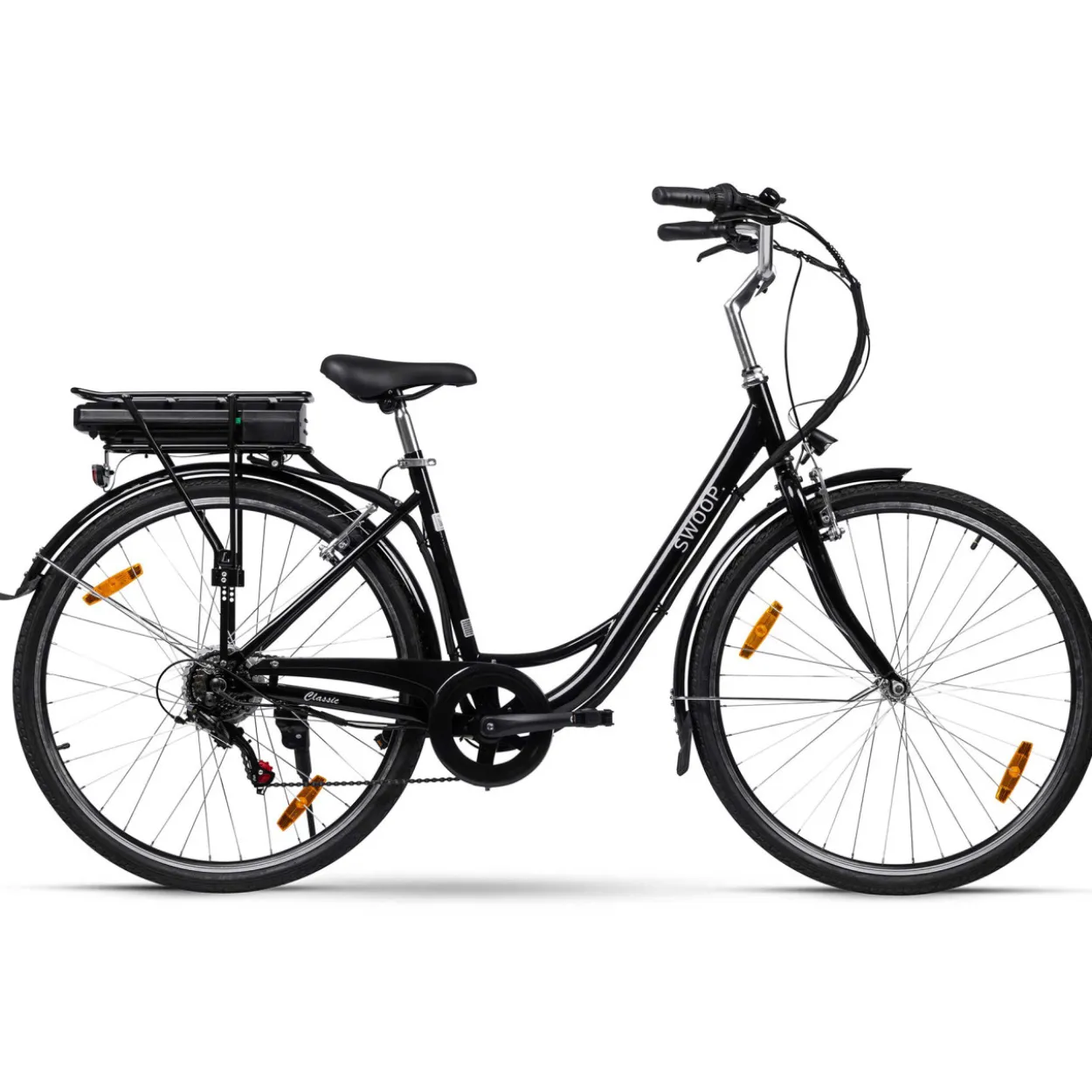 Sähköpyörä Swoop Classic 28", naisten, musta