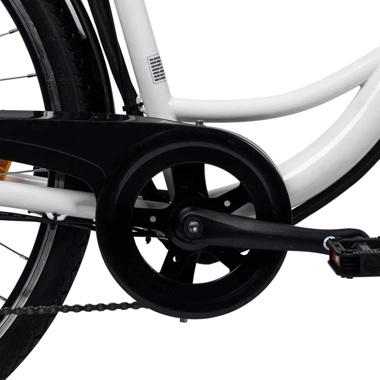 Sähköpyörä Swoop Classic 28", naisten, valkoinen