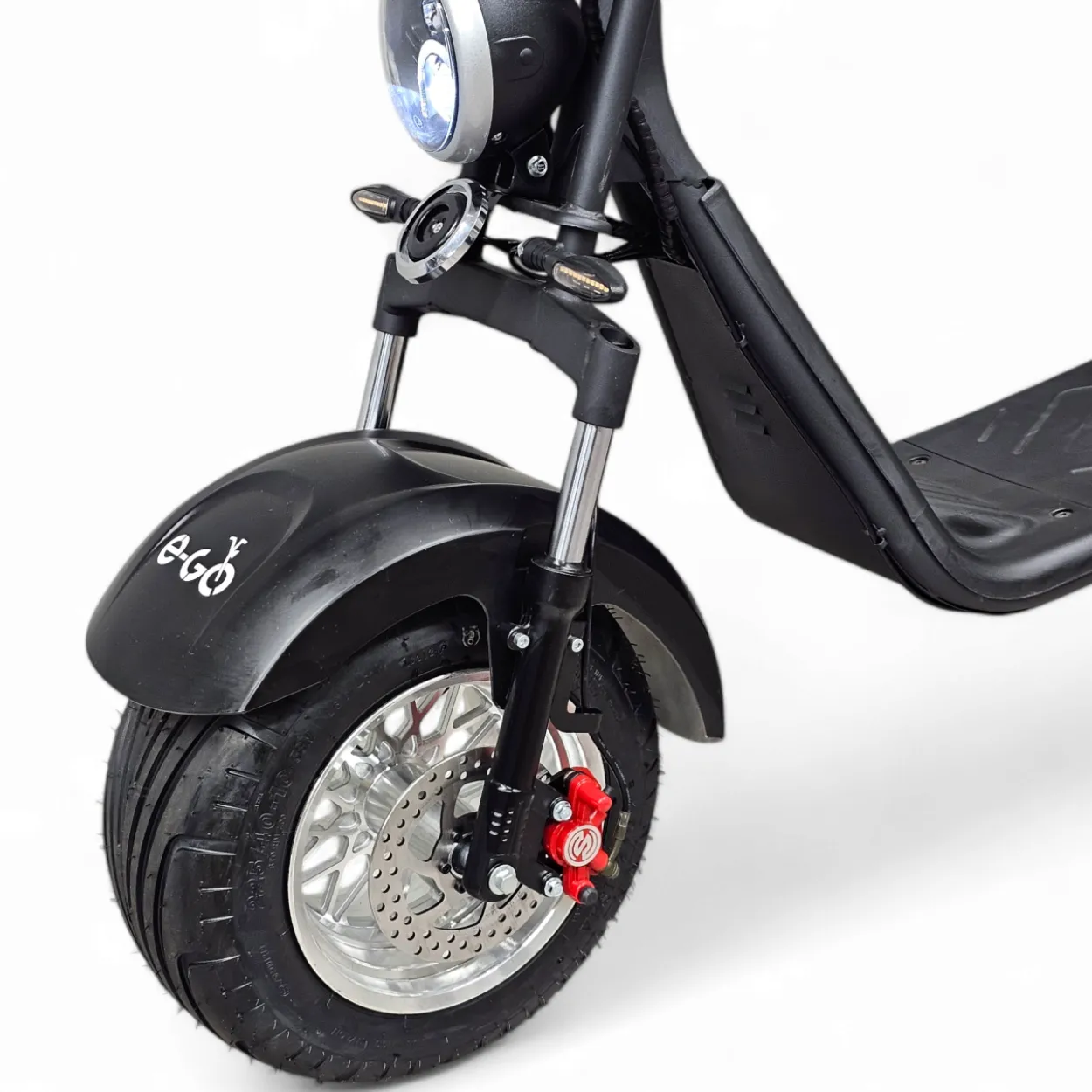 Sähköskootteri E-Go Evolution, tupla-akku, musta