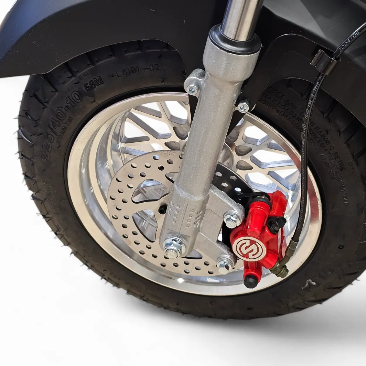 Sähköskootteri E-Go Evo2, tupla-akku, musta