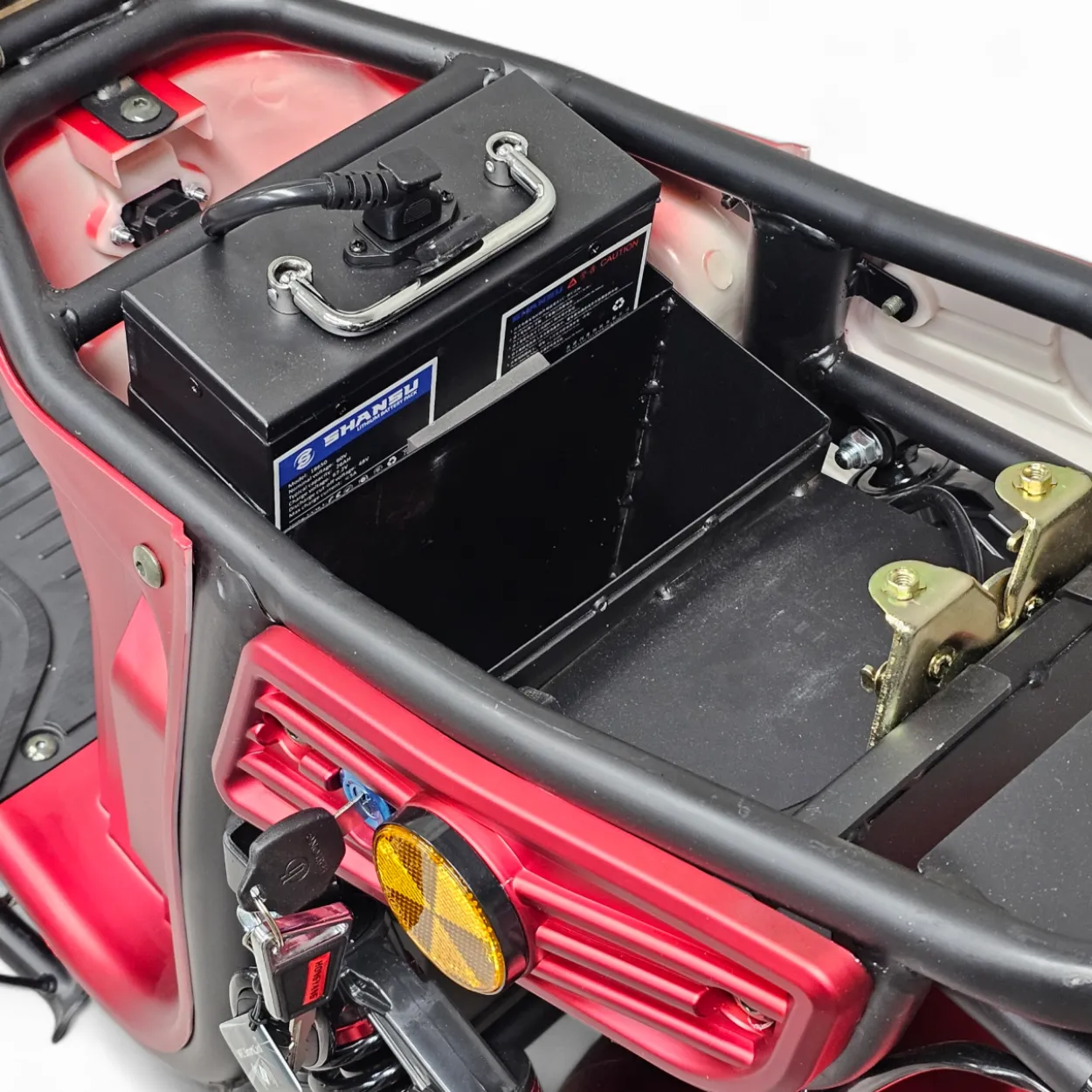 Sähköskootteri E-Go Evo2, tupla-akku, punainen