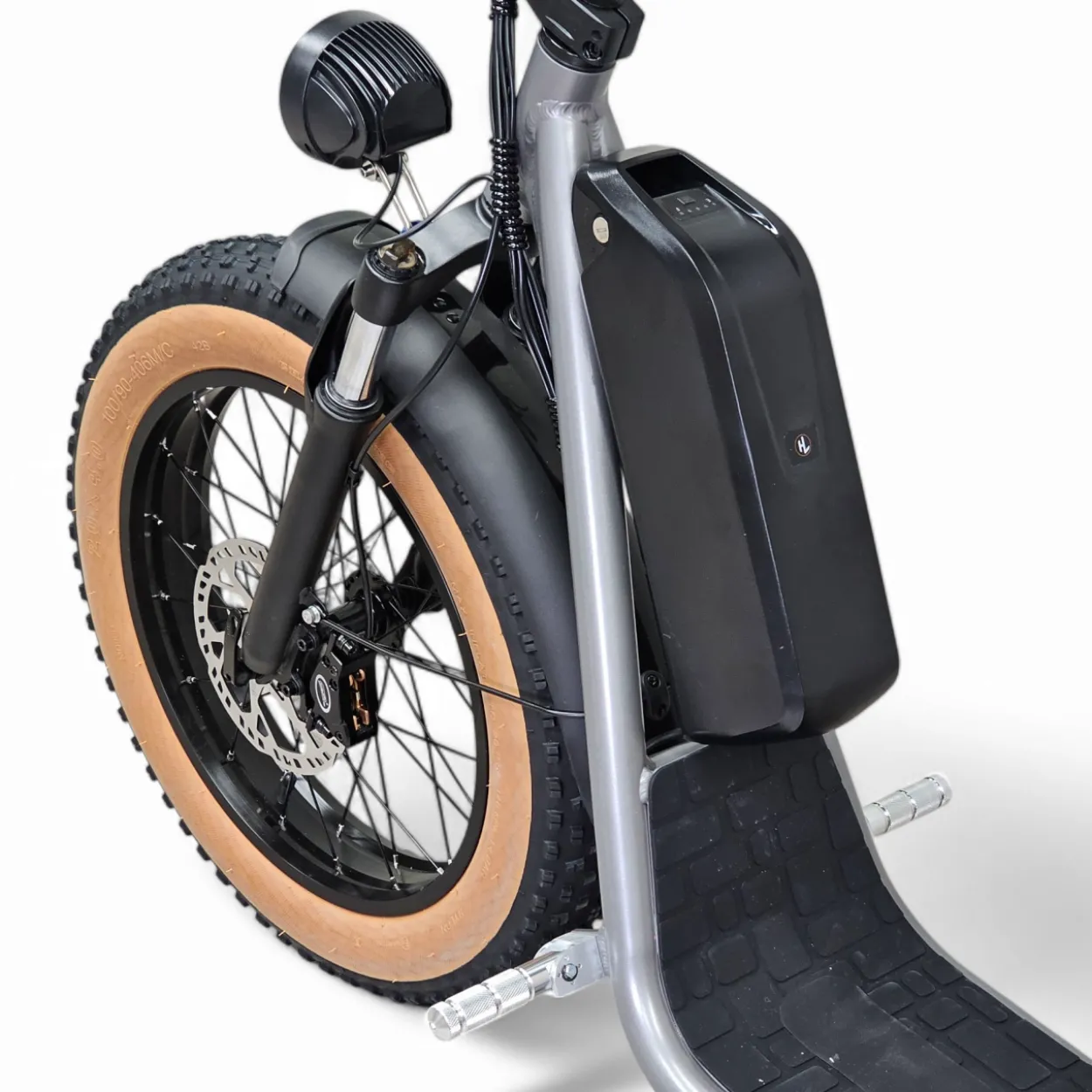 Sähköskootteri E-Go Slide, harmaa