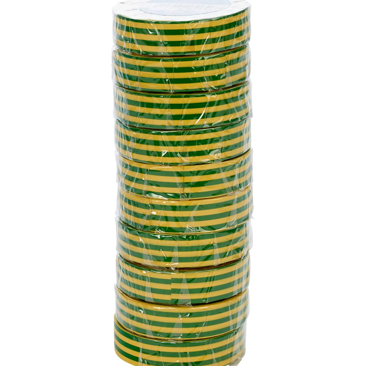 Sähköteippi 15 mm x 10 m, keltainen/vihreä