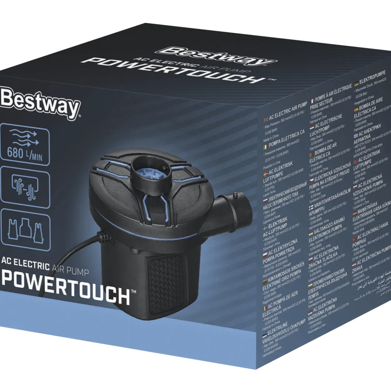 Sähkötoiminen ilmapumppu Bestway PowerTouch AC