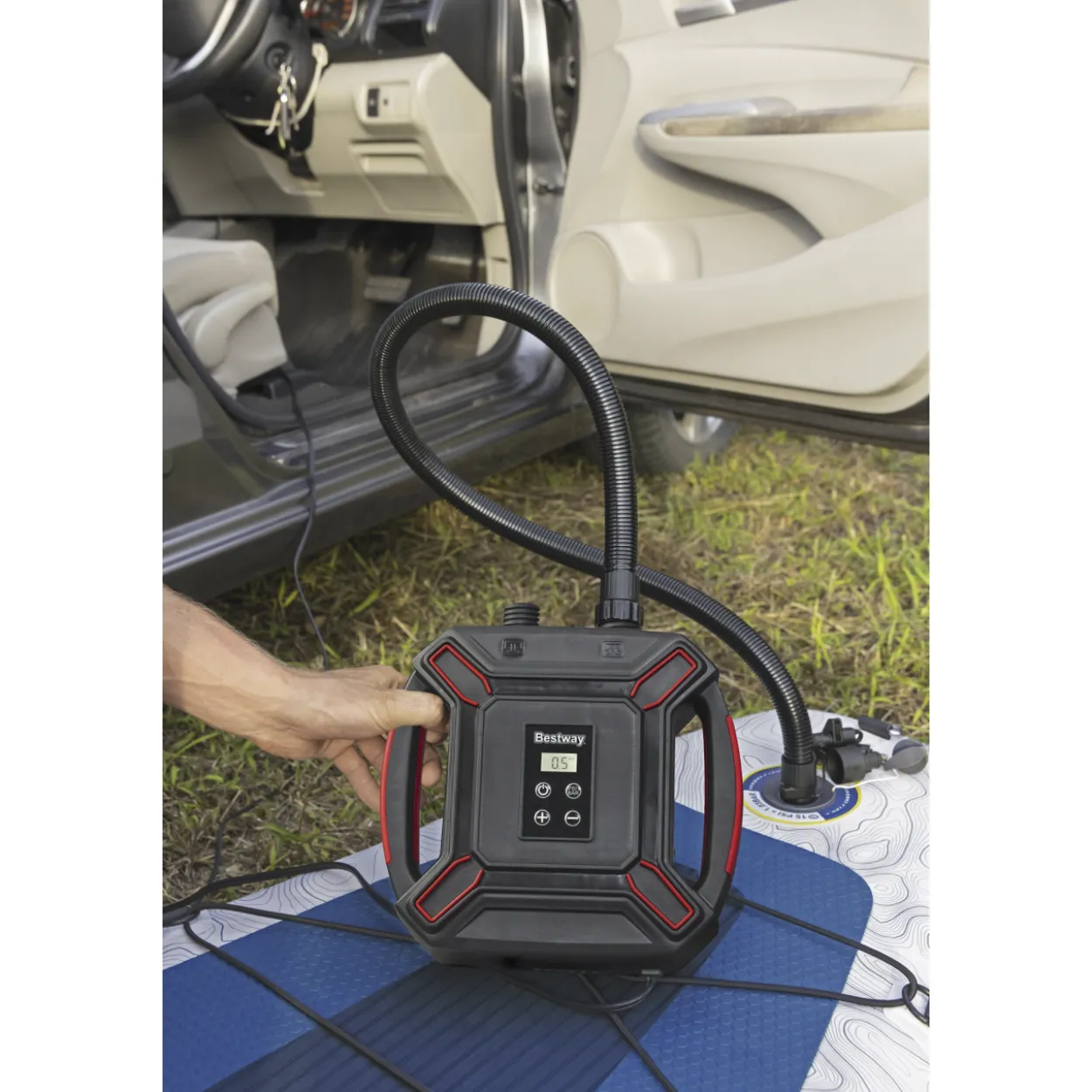 Sähkötoiminen ilmapumppu Bestway PowerGrip 12 V
