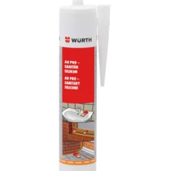 Silikoni Wurth A8 PRO 310 ml vaalea harmaa