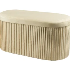 Säilytyspenkki Kotikulta 76 x 38 x 38 cm Lugano beige