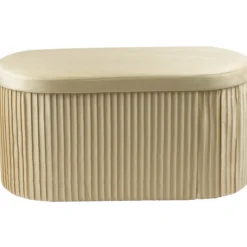 Säilytyspenkki Kotikulta 76 x 38 x 38 cm Lugano beige