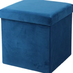 Säilytysrahi Kotikulta 38 x 38 cm Velvet koboltti