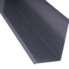 Sivuliitäntäpelti Keraplast, 75+115 mm, 90° tummanharmaa, 3 m + täytepala