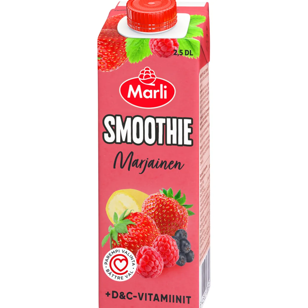 Smoothie Marli 0,25 l marjainen + D & C