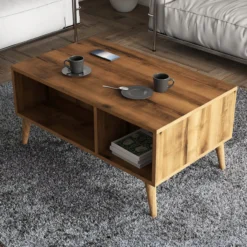 Sohvapöytä Chic Home 90 x 42 x 54 cm Edvin ruskea