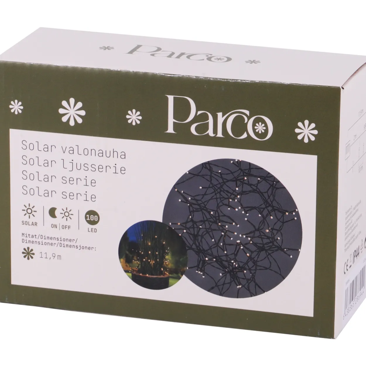SOLAR LED-valonauha 100LED
