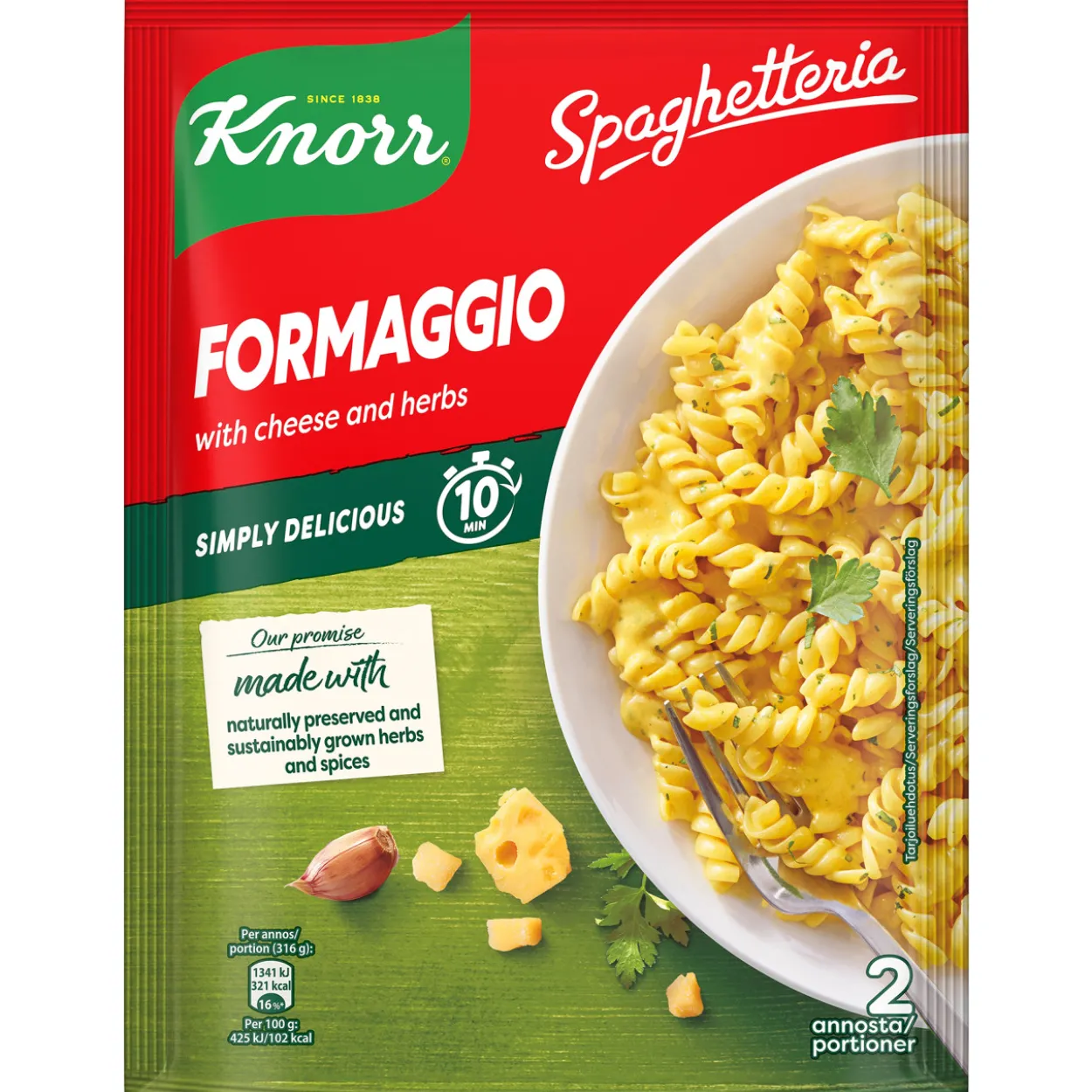 Spaghetteria Formaggio 157 g